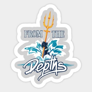 From The Depths Sticker